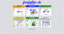 Desktop Screenshot of freifaller.de