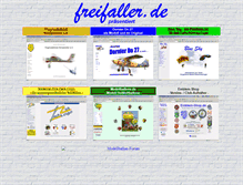 Tablet Screenshot of freifaller.de